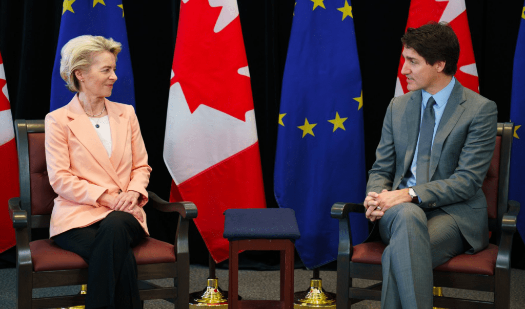 Ursula von der Leyen, Justin Trudeau